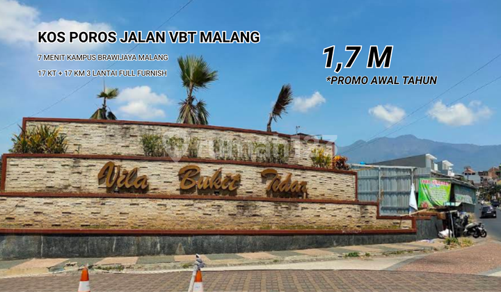 Rumah Kost Poros Jalan Tidar - Lingkungan Nyaman Asri