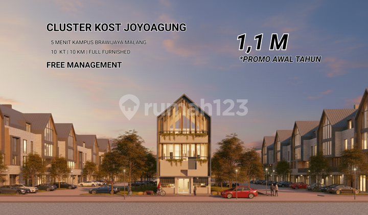 Rumah Kost Gen Z Kota Malang Dekat 5 Kampus Ternama