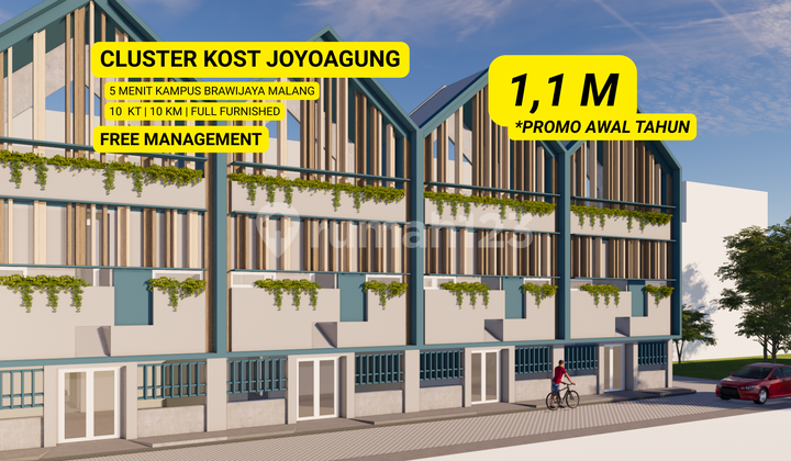 Rumah Kost Kota Malang Investasi Berkembang