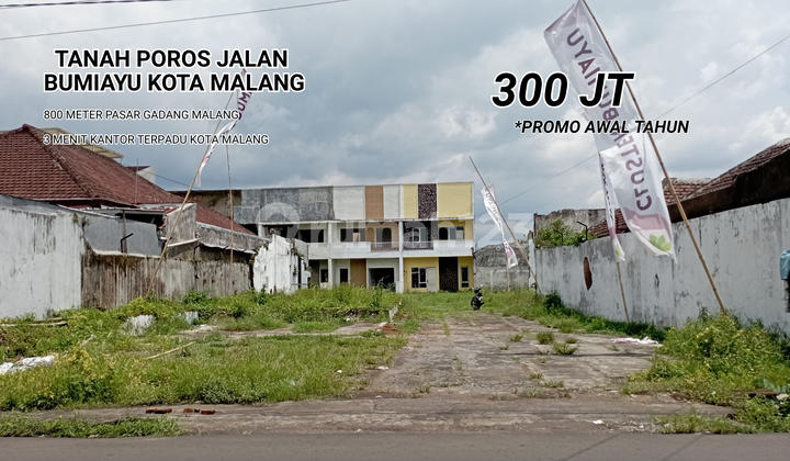 Porous Land on Bumiayu Road, Malang City - Potential Business Location