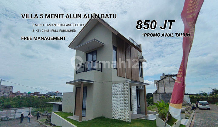 Villa Modern Pusat Pariwisata - 5 Menit Alun Alun Kota Batu