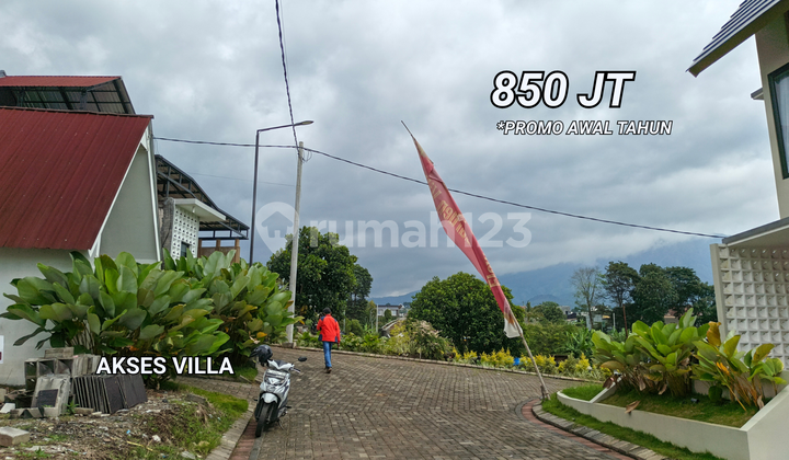 Dijual Villa Modern Kota Batu View Pegunungan dan Taman Bunga