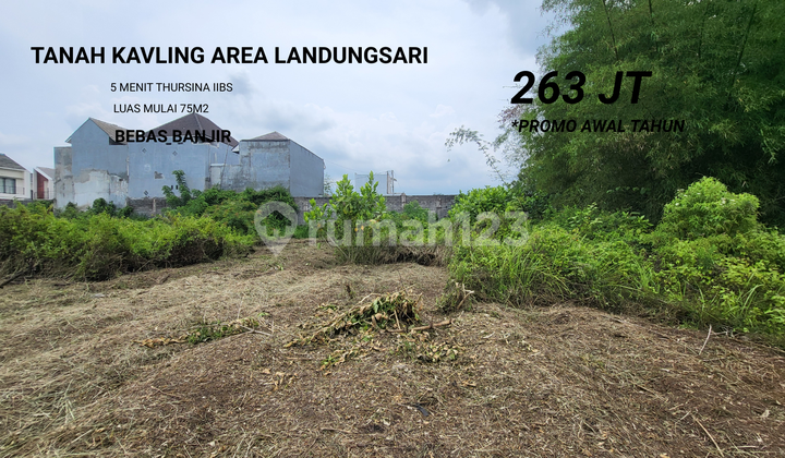 Tanah Kavling Area Landungsari Dekat Thursina Iibs