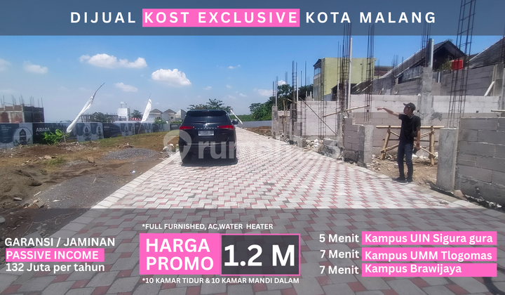 Kost Premium Cash Keras Diskon 15%; Siteplan Rapi Profit 40% Setahun