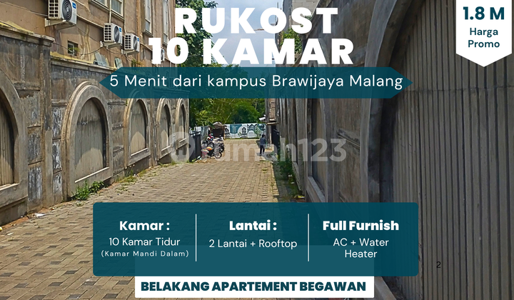 5 Minutes from Unisma Malang Campus, Split SHM, Passive Income Hundreds of Millions Per Year, Premium Boarding Houses for Sale 1