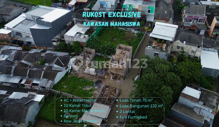 Sell Boarding House, Revenue Hundreds of Millions per Year, 5 Minutes from ITN Malang Campus, Street Width 6 Meters 1