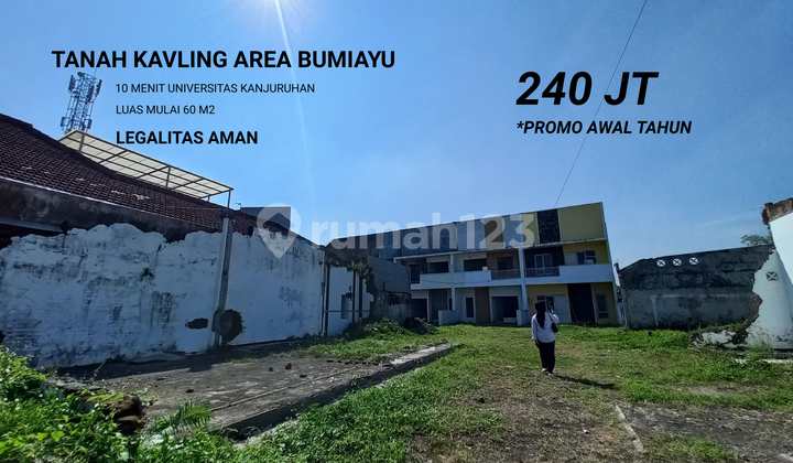 Tanah Kavling Bebas Banjir Area Bumiayu 4 Menit Rsud Kota Malang