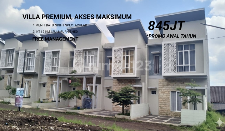 Villa Kota Batu Full Furnished Dekat Bns