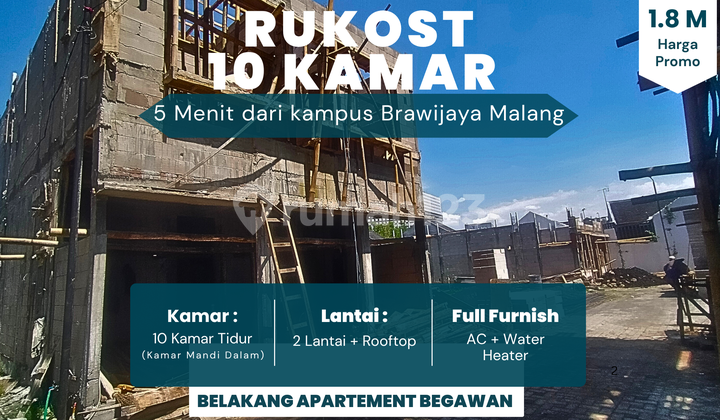 Sell Premium Boarding House with Car Access 5 Minutes from Unisma Malang Campus, Income Hundreds of Millions Per Year 1