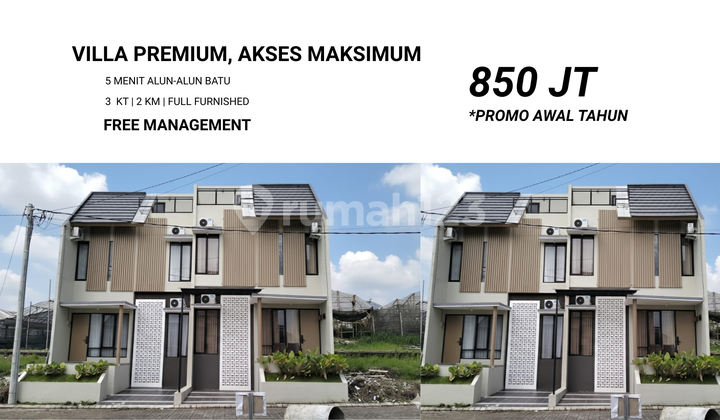 Premium Villa Near Batu City Square 850 Million