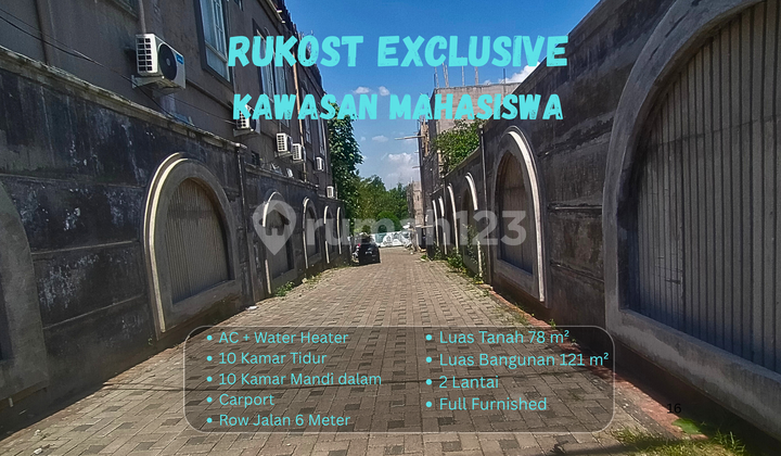 Premium Boarding House for Sale Full AC and Water Heater, Freehold Title Split, 5 Minutes from Muhammadiyah University Malang 1