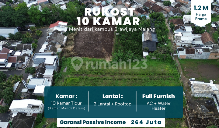 Selling Dorm Passive Income Hundreds of Millions Per Year 5 Minutes to Ub Malang Campus Row Street 6 Meters 1