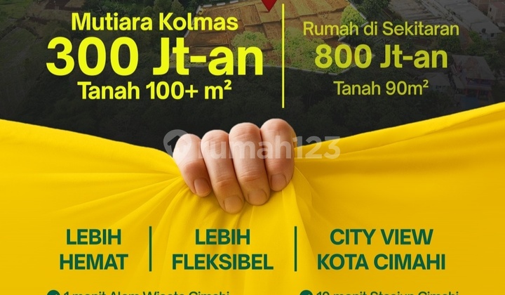 Tanah Kavling Premium View Kota Cimahi