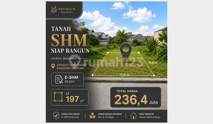 Tanah SHM Bandung Selatan Harga Early Bird Kavling Ciparay Elok Tanah SHM Bandung Selatan Harga Early Bird Kavling Ciparay Elok