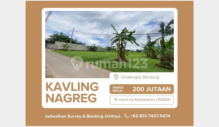 SHM Land 2 Million/M² in Cicalengka - Roadside Location & Limited Availability! SHM Land 2 Million/M² in Cicalengka - Roadside Location & Limited Availability!