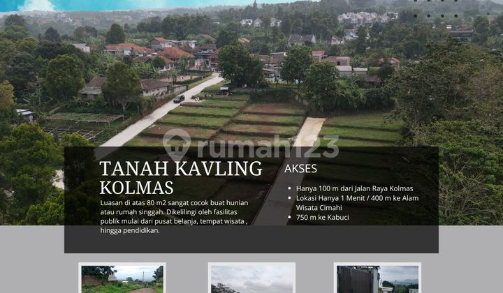 Kavling Jalan Kolonel Masturi North Cimahi Near Tourist Area, Only 3 Million/M2.