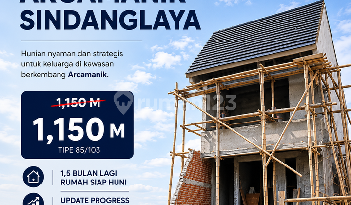 Rumah Siap Huni 1,5 Bulan Diskon 100 Juta! Arcamanik Sukamiskin Kota Bandung Rumah Siap Huni 1,5 Bulan Diskon 100 Juta! Arcamanik Sukamiskin Kota Bandung