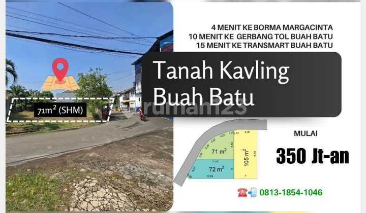 Tanah Buahbatu Posisi Hook Didalam Perumahan Kota Bandung Tanah Buahbatu Posisi Hook Didalam Perumahan Kota Bandung