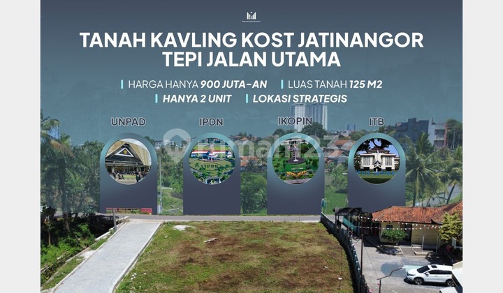 Premium Boarding House Land Plot Jatinangor - Main Roadside