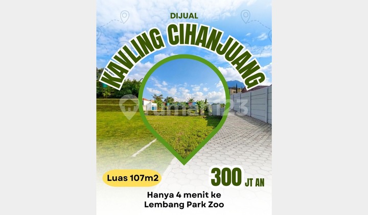 Dijual Tanah Dalam Komplek Cihanjuang Akses Mudah ke Kota