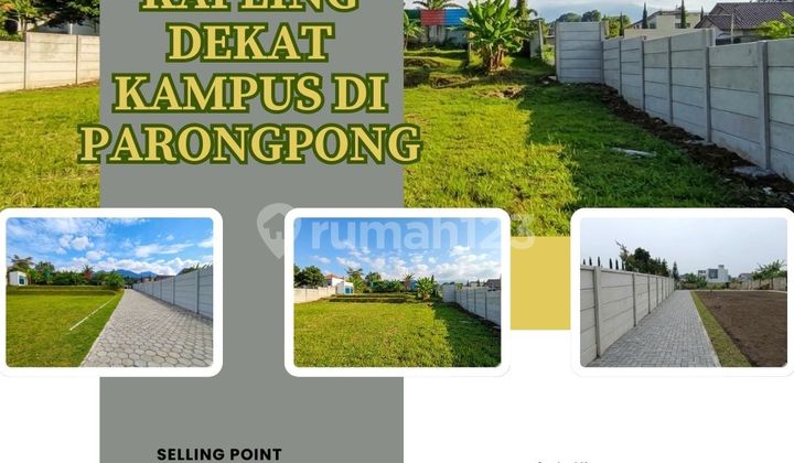 For Sale, Cihanjuang Parongpong Land, Serene Environment, Area 107 M²