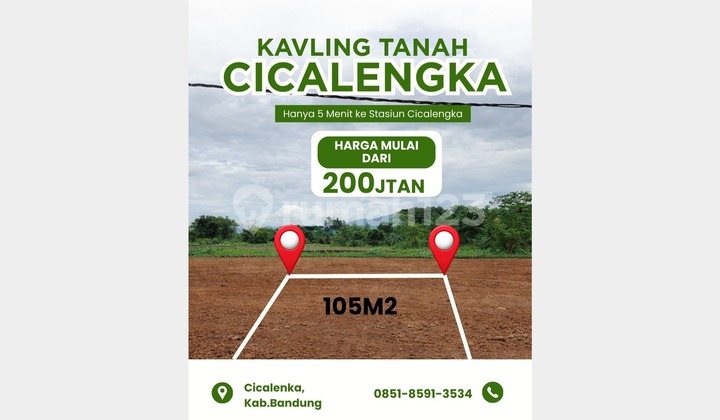 For Sale, Strategic Land Plot in Cicalengka with SHM Title, Near Unisba