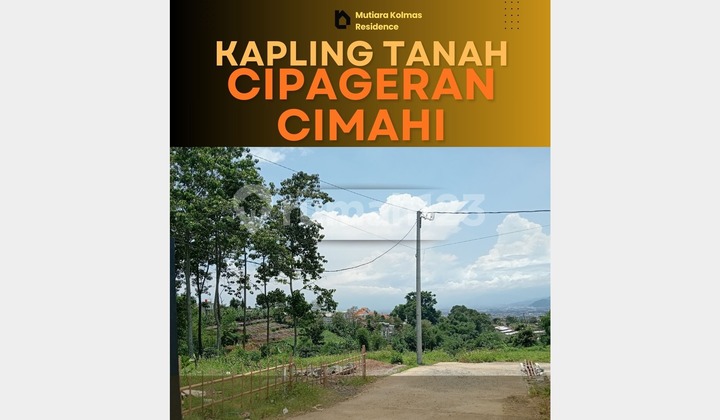 Land for Sale in Cimahi, Strategic Location and Cool Air