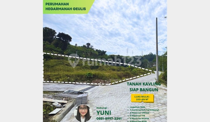 EXCLUSIVE LAND PLOTS WITH CERTIFIED TITLE AT HEGARMANAH GEULIS RESIDENCE – BANDUNG PREMIUM