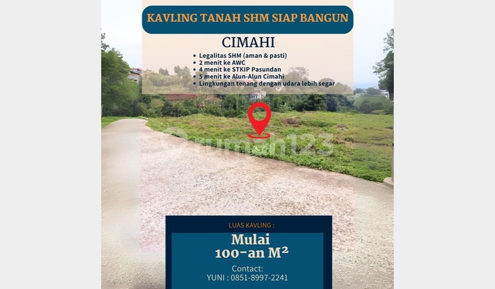 SHM PREMIUM LAND PLOT NEAR CIMAHI SQUARE
