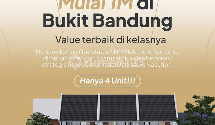 Free BPHTB, Rumah, 2 Lantai, SHM, Dekat Sekolah Negeri, Bebas Banjir