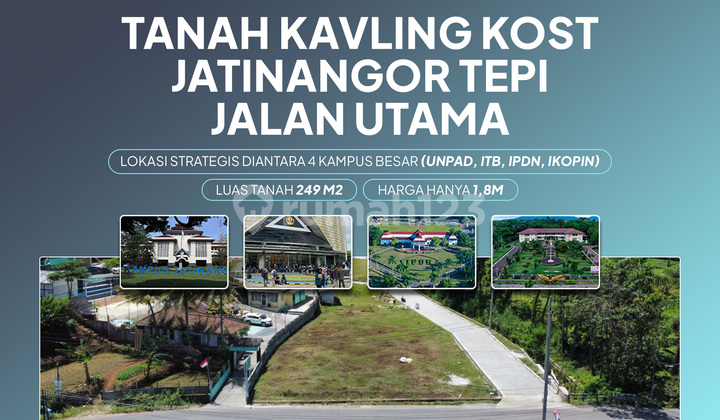 Dijual Kavling Kost dan Hunian di Jatinangor