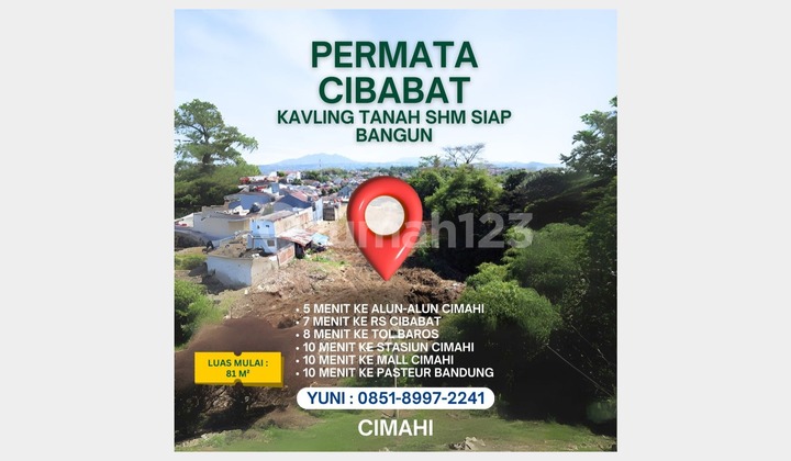 MILIKI KAVLING EKSKLUSIF DI CIMAHI, UNIT TERBATAS
