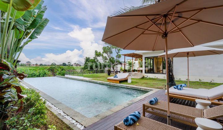 For Sale Modern Tropical Villa Facing Rice Fields