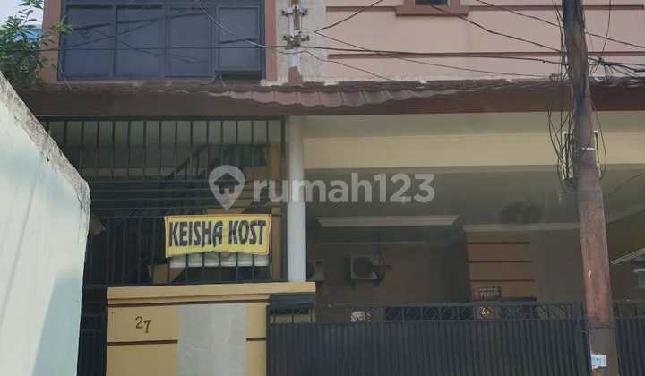 Rumah + Kosan Omzet 18Jt/ Bln , Rawamangun Strategis Bebas Banjir