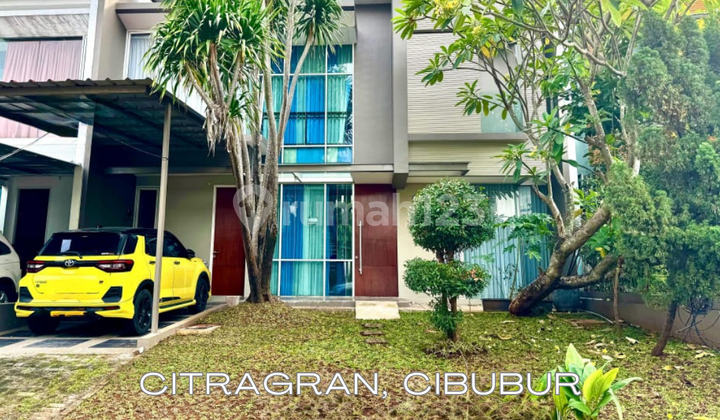 Rumah 2 Lantai Siap Huni, Taman Asri & Luas di Citragran, Cibubur 1