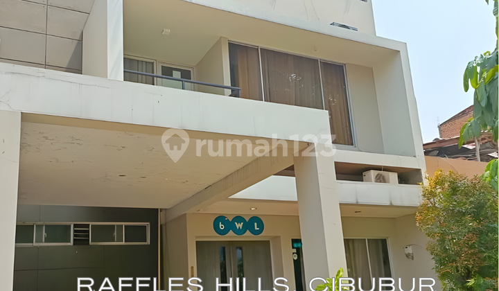 Rumah Modern Minimalis 3 Lantai Luas Raffles Hills Cibubur - SHM Rumah Modern Minimalis 3 Lantai Luas Raffles Hills Cibubur - SHM