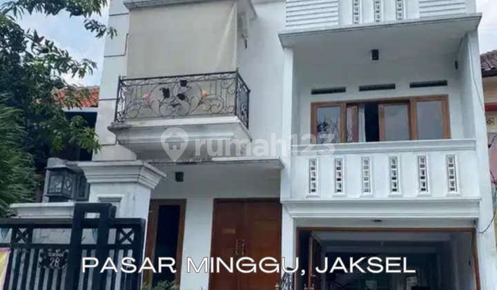 Rumah Cantik Asri 3,5 Lantai Strategis Pasar Minggu, Jaksel - SHM
