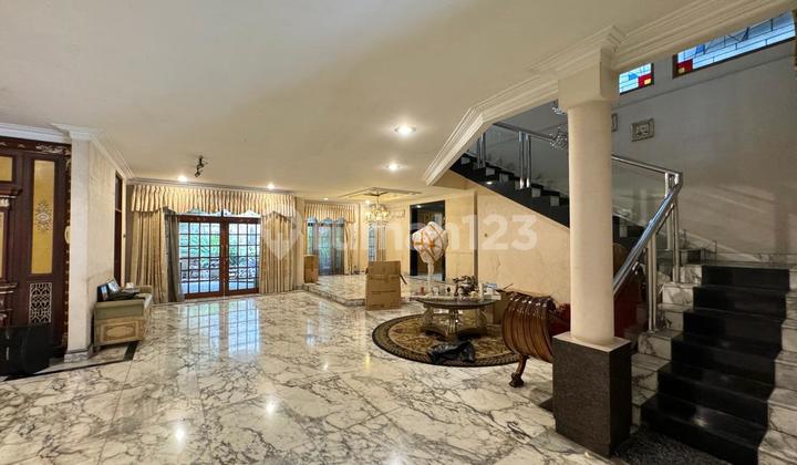 Luxurious Serene House Full Marble in Premium Location Kuningan, South Jakarta - Freehold Certificate