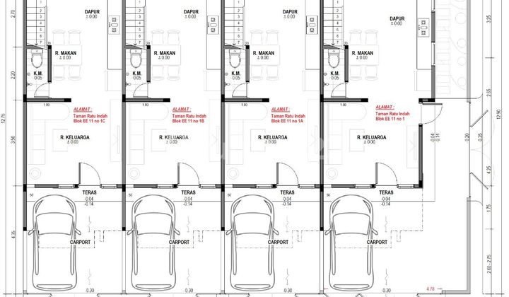 Dijual 3 Unit Rumah Di Taman Ratu 2