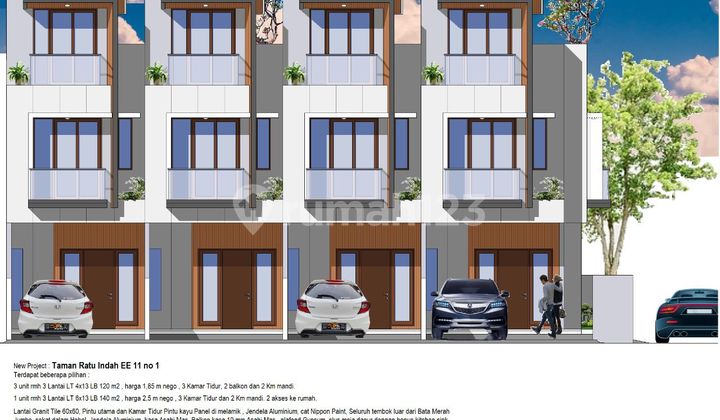 For Sale 3 Houses In Taman Ratu