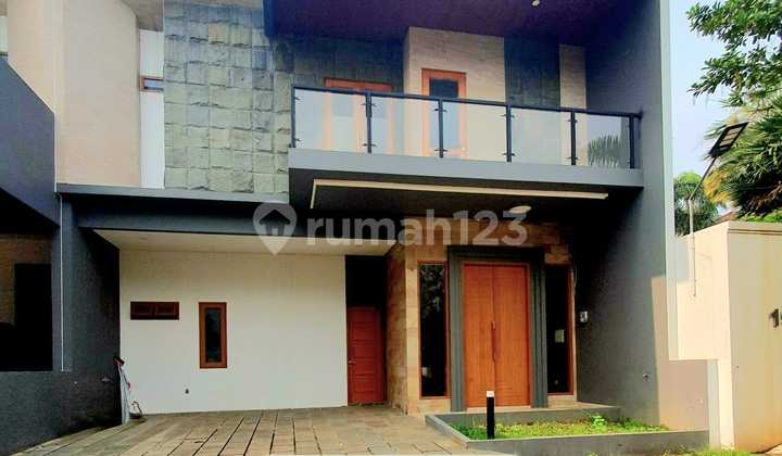 New Ready-to-Occupy Modern Design House in an Exclusive Cluster Near LRT Harjamukti Cibubur