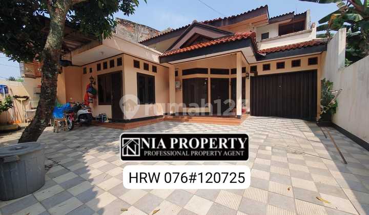 Rumah 2 Lantai, Sejuk, Nyaman, Berhalaman Luas Dekat LRT Harjamukti Cibubur