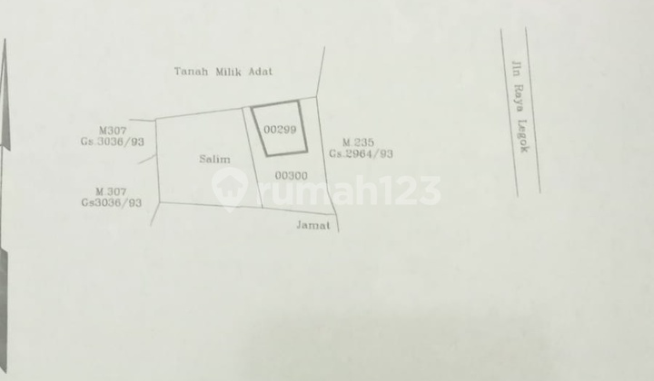 Land for Sale Former Boarding House Rental in Legok, Land in Legok with SHM Land for Sale Former Boarding House Rental in Legok, Land in Legok with SHM