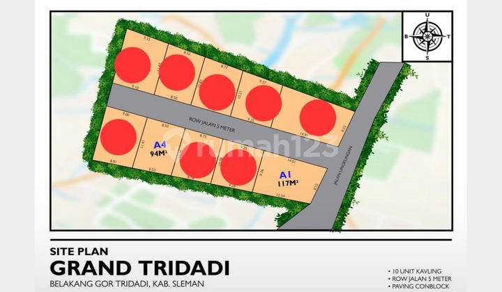 Quick Sale: West Sleman Land, 5 Minutes to Sleman Samsat