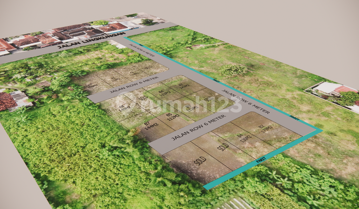 Cheap Land in Bantul Banguntapan, 1 Minute to Rajawali Citra Hospital