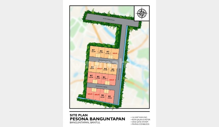 Premium Land Banguntapan Bantul, Ready for Deed of Sale and Free Title Transfer Premium Land Banguntapan Bantul, Ready for Deed of Sale and Free Title Transfer