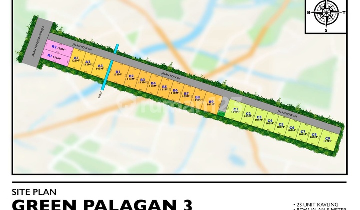 Dijual Tanah Kavling Green Palagan 3 Sleman