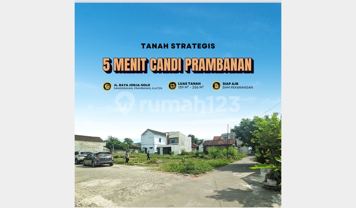 Jual Tanah Murah Jogja Timur, 5 Menit Candi Prambanan Jual Tanah Murah Jogja Timur, 5 Menit Candi Prambanan