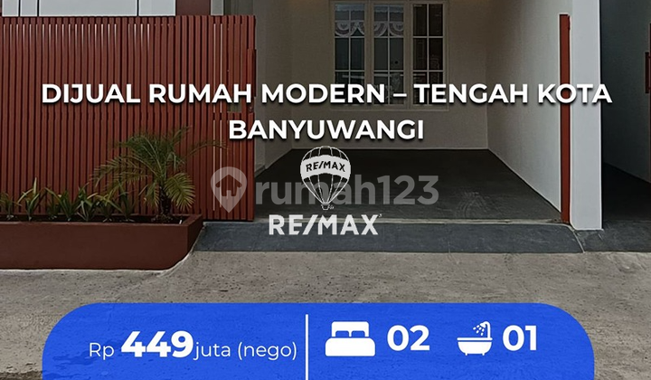 Dijual Rumah Modern - Tengah Kota Banyuwangi Lokasi Strategis di Belakang Kampus Untag Banyuwangi, Dijual Rumah Modern - Tengah Kota Banyuwangi Lokasi Strategis di Belakang Kampus Untag Banyuwangi,