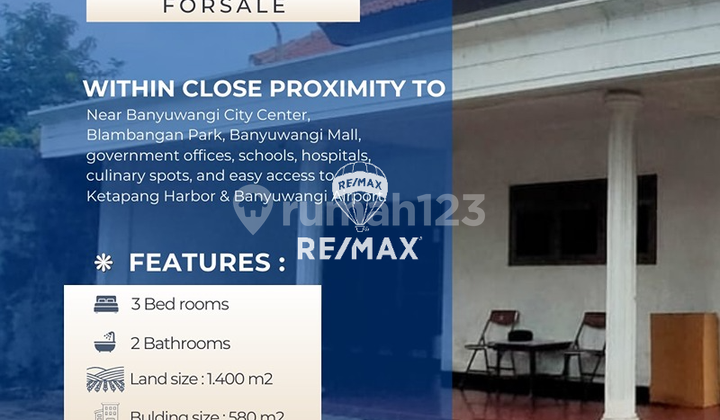 For Sale Strategic House & Warehouse on Main Road to Port - Banyuwangi